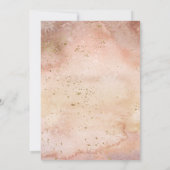 サファリサハラサバンナフローラガールベビーシャワー  招待状 (裏面)