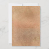 サファリサハラサバンナライオンベビーシャワー 招待状 (裏面)