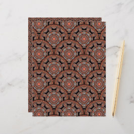 サファリサンセットボヘミアンスター秋マンダラアールデコ