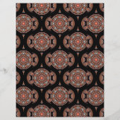 サファリサンセットボヘミアンスター秋マンダラレトロ70s (正面)