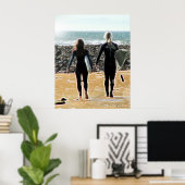 サファリサーフィンポスター1 ポスター (ホームオフィス)