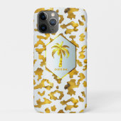 サファリシックゴールドヒョウ柄 Case-Mate iPhoneケース (裏)