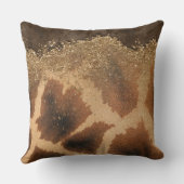 サファリシック：動物の肌のテクスチャ装飾用クッション クッション (裏面)