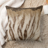 サファリシック:動物の肌のテクスチャ装飾用クッション クッション (ブランケット)