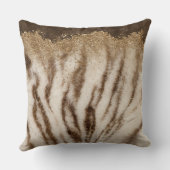 サファリシック:動物の肌のテクスチャ装飾用クッション クッション (裏面)