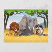 サファリジャグバンドはがき ポストカード (正面)