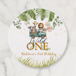 サファリジャングルありがとうワイルドワン1歳の誕生日 フェイバータグ