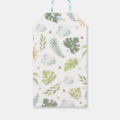 サファリジャングルの動物たち お誕生日のお礼 ギフトタグ (裏面)