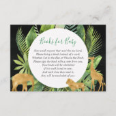 サファリジャングルの動物のブックリクエストを持って来る エンクロージャーカード (正面)