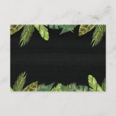 サファリジャングルの動物のブックリクエストを持って来る エンクロージャーカード (裏面)