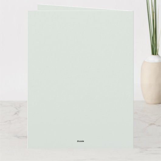 サファリジャングルの動物の誕生日お礼カード サンキューカード (裏面)