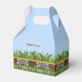 サファリジャングルの動物を使った木切り絵入れ箱 フェイバーボックス (裏面サイド)