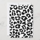 サファリジャングルアニマルズフォーエバーワイルド誕生日 招待状 (裏面)