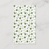 サファリジャングルアニマルズベビーショーオムツラッフル  エンクロージャーカード (裏面)