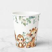 サファリジャングルアニマルズワイルドワン誕生日 紙コップ (右)