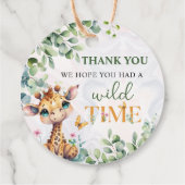 サファリジャングルアニマルズ誕生日 フェイバータグ (裏面)