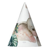 サファリジャングルアニマルバースデーパーティワイルドワン パーティーハット (左)