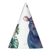 サファリジャングルアニマルバースデーパーティーライオン パーティーハット (左)