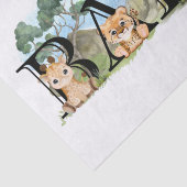 サファリジャングルアフリカ動物の赤ちゃんシャワー 薄葉紙 (詳細)