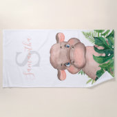 サファリジャングルビーチタオル ビーチタオル (正面)