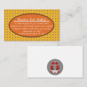 サファリジャングルブックスベビー招待状カード追加用 エンクロージャーカード (正面/裏面)