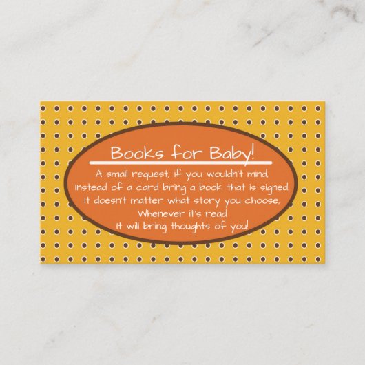 サファリジャングルブックスベビー招待状カード追加用 エンクロージャーカード (正面)