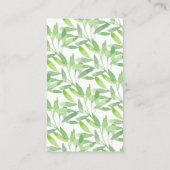 サファリジャングルベイビーシャワーディーパーラッフルチケット エンクロージャーカード (裏面)