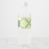 サファリジャングルベビーアニマルズ – ベビーシャワー ペットボトルラベル (裏面)