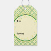 サファリジャングルベビーアニマルベビーシャワーありがとう ギフトタグ (裏面)