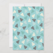 サファリジャングルボーイベビーシャワー招待状 招待状 (裏面)