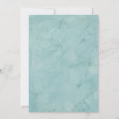 サファリジャングルライオンバーチャル男の赤ちゃんシャワー 招待状 (裏面)