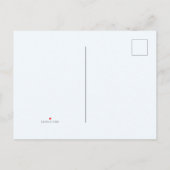 サファリジャングルリオンモダンのベビーシャワーbyメール インビテーションポストカード (裏面)