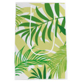 サファリジャングルワイルドワン誕生日写真 ミディアムペーパーバッグ (裏面)