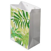 サファリジャングルワイルドワン誕生日写真 ミディアムペーパーバッグ (裏面アングル)