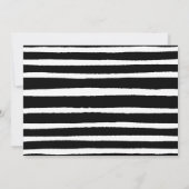 サファリジャングル動物の子供の誕生日パーティー 招待状 (裏面)