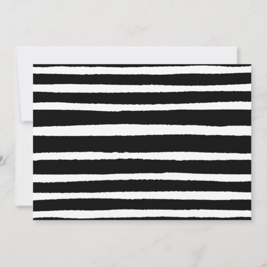 サファリジャングル動物の子供の誕生日パーティー 招待状 (裏面)