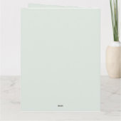 サファリジャングル動物の誕生日お礼カード サンキューカード (裏面)