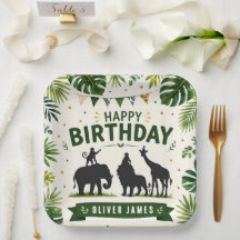 サファリジャングル動物の誕生日