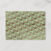 サファリジャングル動物の赤ちゃんシャワーギフトディスプレイ エンクロージャーカード (裏面)