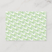 サファリジャングル動物の赤ちゃんシャワーギフトディスプレイ エンクロージャーカード (裏面)