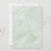 サファリジャングル動物の赤ちゃんシャワー 招待状 (裏面)