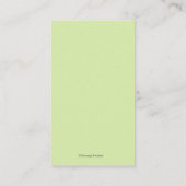 サファリジャングル動物ベビーシャワー登録 エンクロージャーカード (裏面)