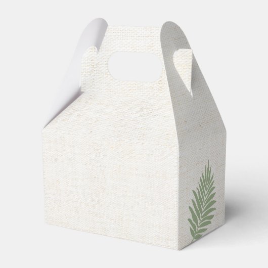 サファリジャングル動物ベビースシャワーお気に入りボックス フェイバーボックス (裏面サイド)