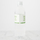 サファリジャングル動物園の動物の水ボトルラベル ペットボトルラベル (裏面)