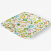 サファリジャングル動物 ペーパープレート (傾斜あり)