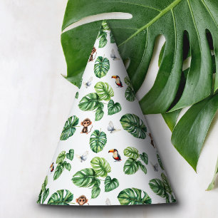 サファリジャングル誕生日テーマデコール パーティーハット