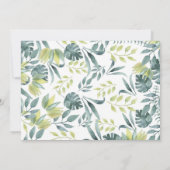 サファリジャングル誕生日招待状ウィズフォト 招待状 (裏面)