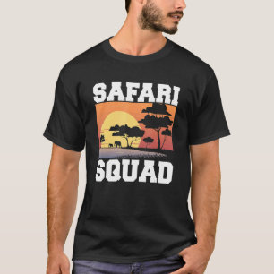 サファリスクワッドズーキーアズーキーイングワイルドライブアニマルキー Tシャツ