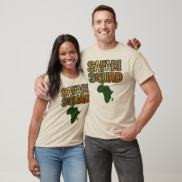 サファリスクワッド、アフリカのサファリギフト Tシャツ