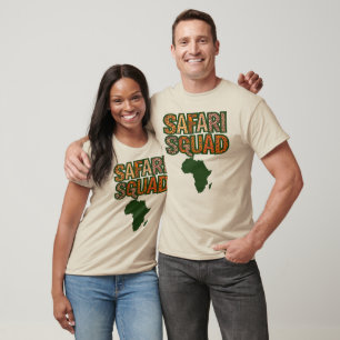 サファリスクワッド、アフリカのサファリギフト Tシャツ